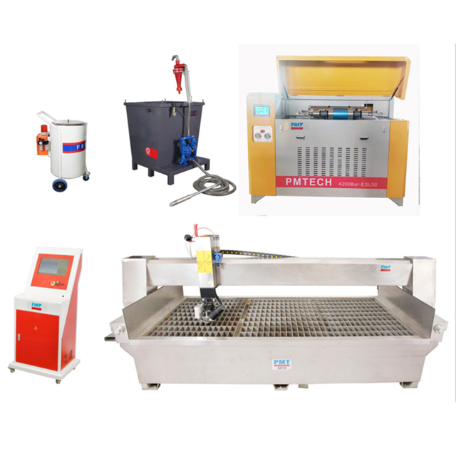 Personnalisation des couleurs jaune AC 5 Axis Machine de coupe à jet d'eau 